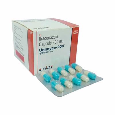 UNIMYCO 200 Capsule 10's - Fungal Infections-Anf