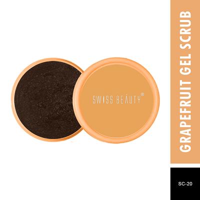 Swiss Beauty Revitalising Gel Scrub for Face with Grapefruit Extract 80 gm - Scrubs & Exfoliants