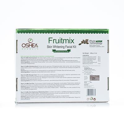 Oshea Herbals Fruitmix Skin Whitening Facial Kit 62 gm - Face Packs