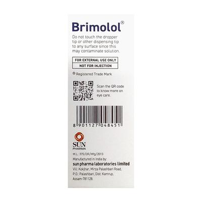 BRIMOLOL BKC FREE Eye Drops 5ml - Glaucoma-Ant
