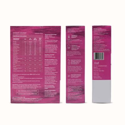 Briyo Forme Collagen + Hyaluronic Acid Structural Support Drink Mix Sugar Free Sachets - Orange Flavour (Pack of 10 x 11.6 g) - Nutritional Supplement