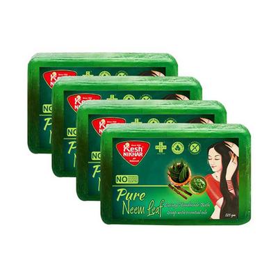 Kesh Nikhar Soap - Neem Leaf (Pack of 4 x 125 gm) - Soaps