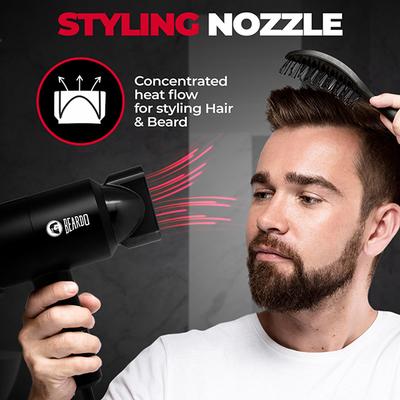 Beardo Styling Gun Ultra Compact Hair Dryer 1's - Rollers & Curlers