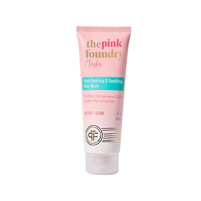 The Pink Foundry Pore Refining & Soothing Clay Mask 100 gm - Masks & Peels