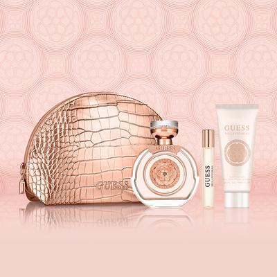 Guess Bella Vita Rosa Set Eau De Toilette 100ml + Travel Spray 15ml + Body Lotion 100ml + Pouch 1's - Women Perfumes (Edt/Edp)