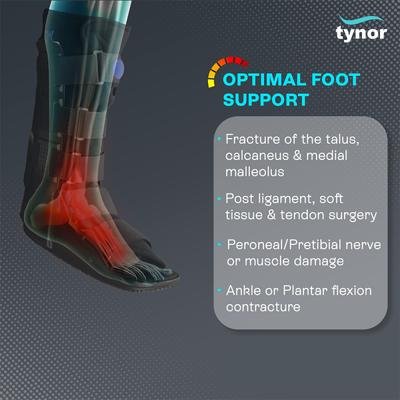 Tynor Walker Boot Air (M) (D 51) - Knee/Leg Supports