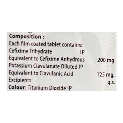 CEFXTRUE CV Tablet 10's - Bacterial Infections-Cep