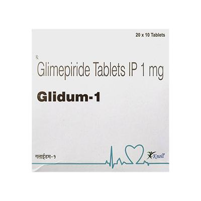 GLIDUM 1 Tablet 10's - Diabetes-Ant