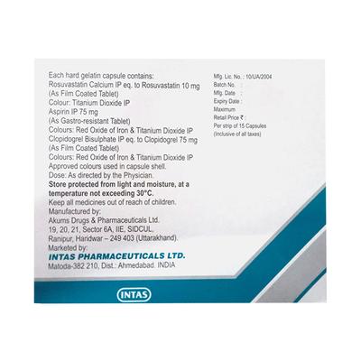 PREVA GOLD 10 Capsule 15's - Blood Clot-Ant