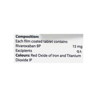 RIVAFORD 15 Tablet 10's - Blood Clot-Ant