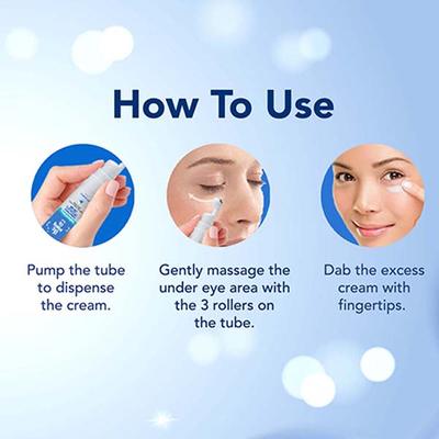 The Moms Co Natural Hydrating Under Eye Cream with 8 Types of Hyaluronic Acid and Provitamin B 10 gm - Under Eye Creams & Serums