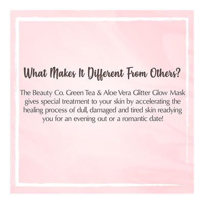 The Beauty Co. Peel Off Glow Face Mask - Green Tea & Aloe Vera 100 gm - Masks & Peels