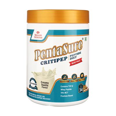 PentaSure Criti Peptide 100% Diet Powde - Creamy Vanilla Flavour 400 g - Protein Drink