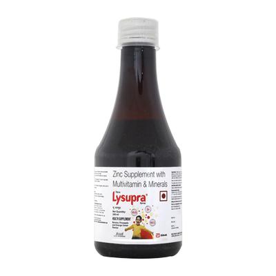 LYSUPRA NEW Banana, Pineapple and Orange Sweet Flavour Syrup 200ml - Supplements-Vam