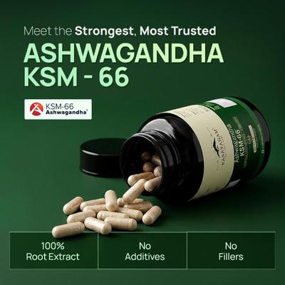 Rasayanam Ashwagandha KSM66 600Mg Capsules 60's - General Health