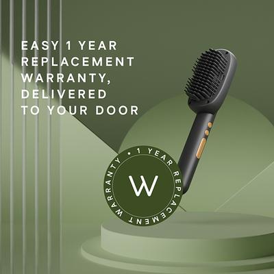 Winston Hair Straightener Brush with Ceramic Coated Anti-Burn Bristles 500 gm - Multi-Stylers