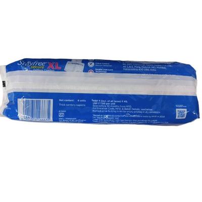 Stayfree Secure Cottony comfort with DOUBLE PROTECTION Sanitary Pads (XL) 6's - Sanitary Napkins