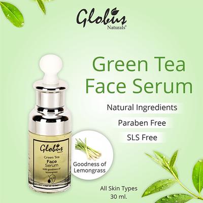 Globus Naturals Green Tea Face Serum 30 ml - Face Serum