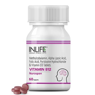 INLIFE Vitamin B12 Tablets 60's - Multi-Vitamins