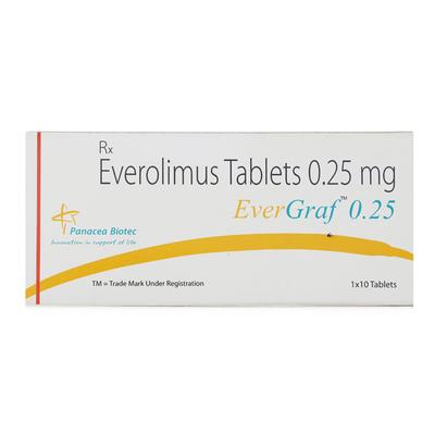 Evergraf 0.25mg Tablet 10'S - Auto Immune Disease-Imm