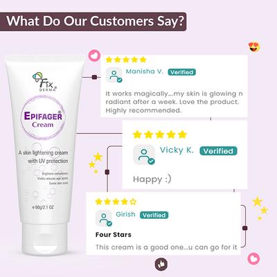 Fixderma Epifager Skin Lightening Face Cream 60 gm - Night Cream