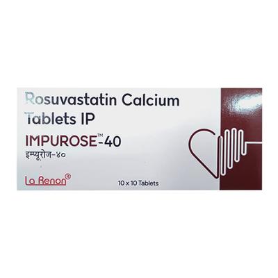 IMPUROSE 40 Tablet 10's - High Cholesterol-Dys