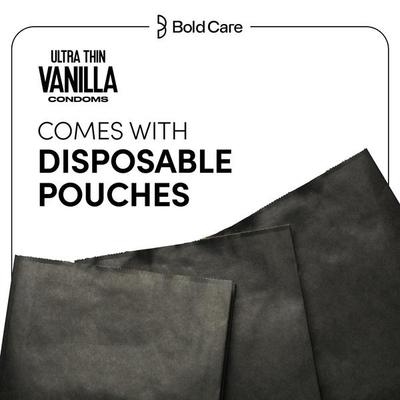 Bold Care 404 by Bold Care Ultra Thin - Vanilla Flavored Condoms (Pack of 3 x 10) - Plain/Flavoured Condoms