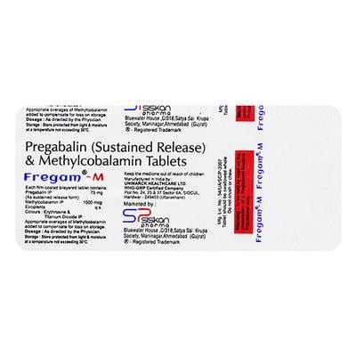 FREGAM M Tablet 10's - Neuropathic Pain-Dru