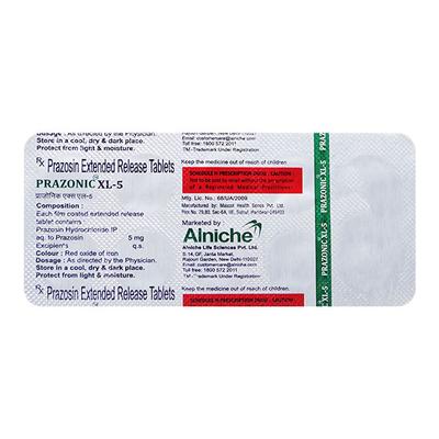 PRAZONIC XL 5 Tablet 10's - Hypertension-Per