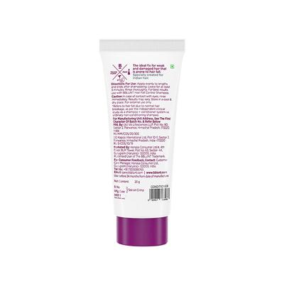 Bblunt Hair Fall Control Conditioner with Pea Protein and Caffeine for Stronger Hair 20 gm - Conditioners