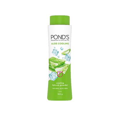 Pond's Aloe Cooling Talcum Powder Natural Alovera Extract 100gm - Talcum Powders