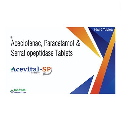 ACEVITAL SP Tablet 10's - Pain relief-Nsa