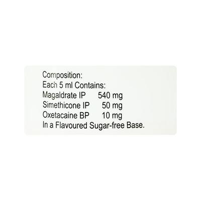 LENOCARB M PLUS Sugar Free Saunf Flavour Oral Suspension 200ml - Ulcer/Reflux/Flatulence-Aaa