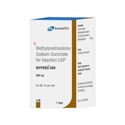 Mypred 500mg Injection 1'S - Hormonal Therapy-Cor