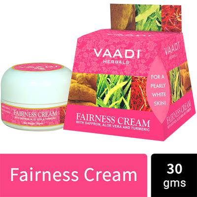Fairness Cream - Saffron, Aloe Vera & Turmeric Extracts 30 gm - Creams/Oils/Lotions