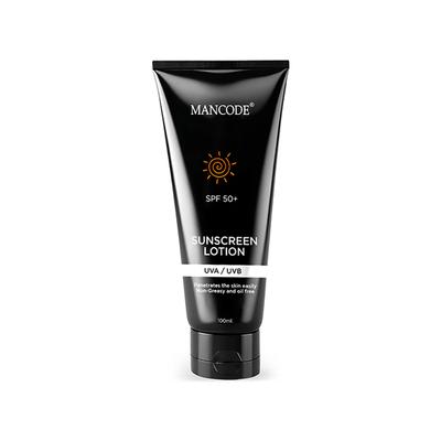 Mancode Spf 50+ Sunscreen Lotion 100 ml - Face Sunscreen
