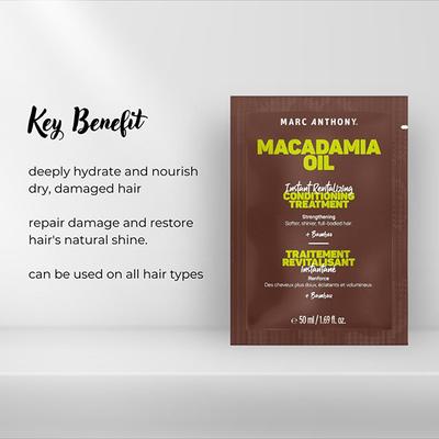 Marc Anthony Repairing Macadamia Oil Deep Conditioning Treatment 50 ml - Conditioners