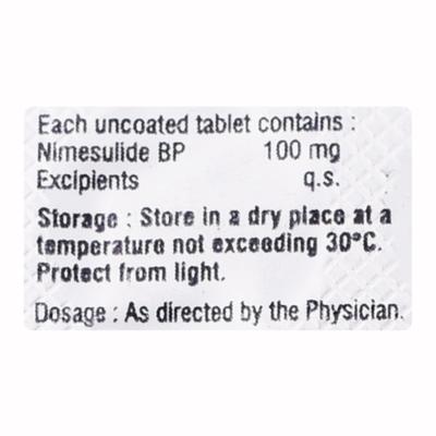 Nobel 100mg Tablet 10'S - Pain relief-Nsa