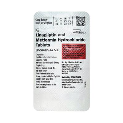 LINASULIN M 500 Tablet 10's - Diabetes-Ant