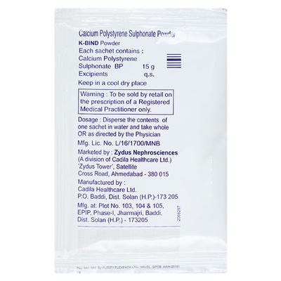 K Bind Powder 15gm - Kidney Disease/Stones-Oth