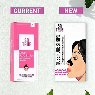 Sotrue Charcoal Nose Pore Deep Cleansing Strips 5's - Face Mask