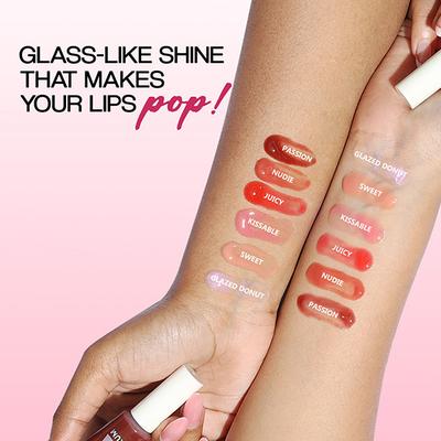 L.A.Girl On Cloud Nine Glazed Lippie Lipgloss Lip Serum-Nudie 12 ml - Lip Glosses