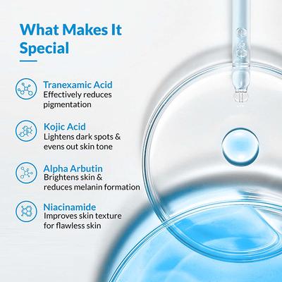 Fixderma Skarfix TX Serum 3% Tranexamic Acid +2% Alpha Arbutin + 4% Kojic Acid + 4% Niacinamide 10 ml - Face Serum
