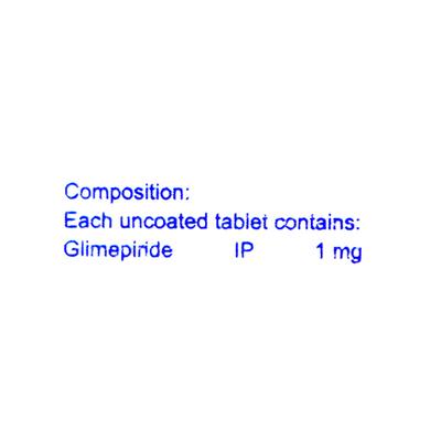 Adglim 1mg Tablet 10'S - Diabetes-Ant