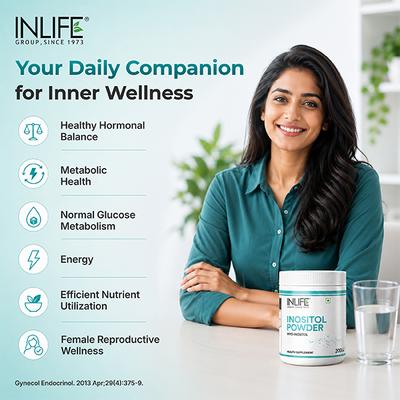 Inlife Myo Inositol Powder 200 gm - Daily Health Drinks