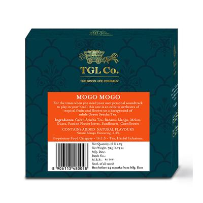 TGL Co. Green Tea Bag - Mogo Mogo 16's - Green/Herbal Teas