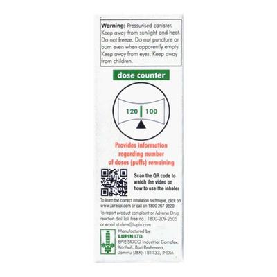 BUDAMATE 100 WITH DOSE COUNTER 120md Transhaler 7.3g - Asthma/COPD-Ast