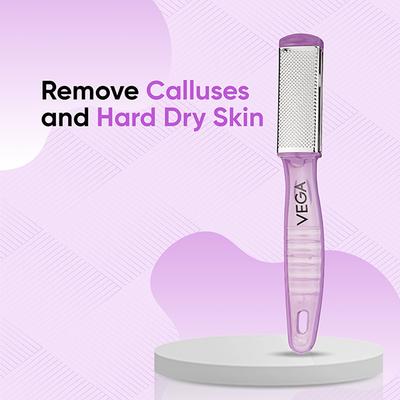 Vega Dual-Sided Pedicure Foot File For Dead Skin & Cracked Heels Removal For Men & Women (Pd-03) - Manicure & Pedicure Kits