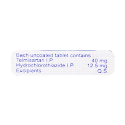Telmiride H 40/12.5mg Tablet 10'S - Hypertension-Ang