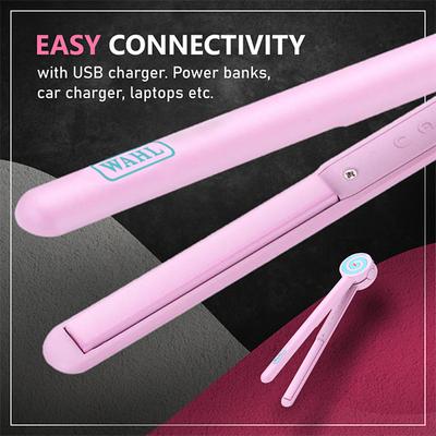 Wahl Compact Hair Straightener - Pink - Straighteners